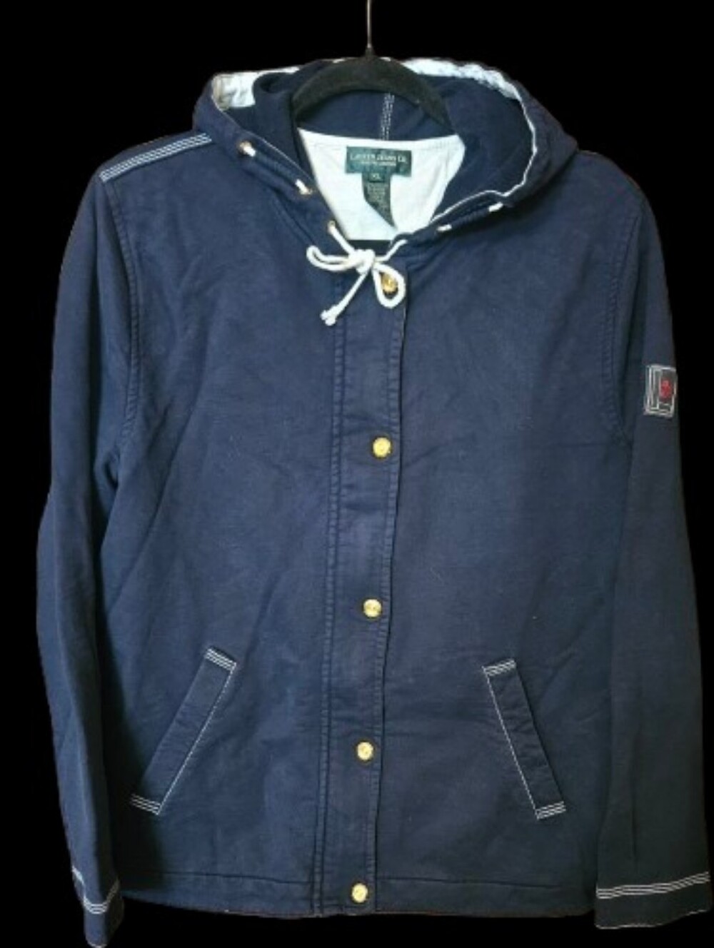 Lauren Jeans Co. by Ralph Lauren Vintage Hooded Zipper Jacket